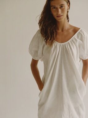 Gillia Linen Zara Mini Dress